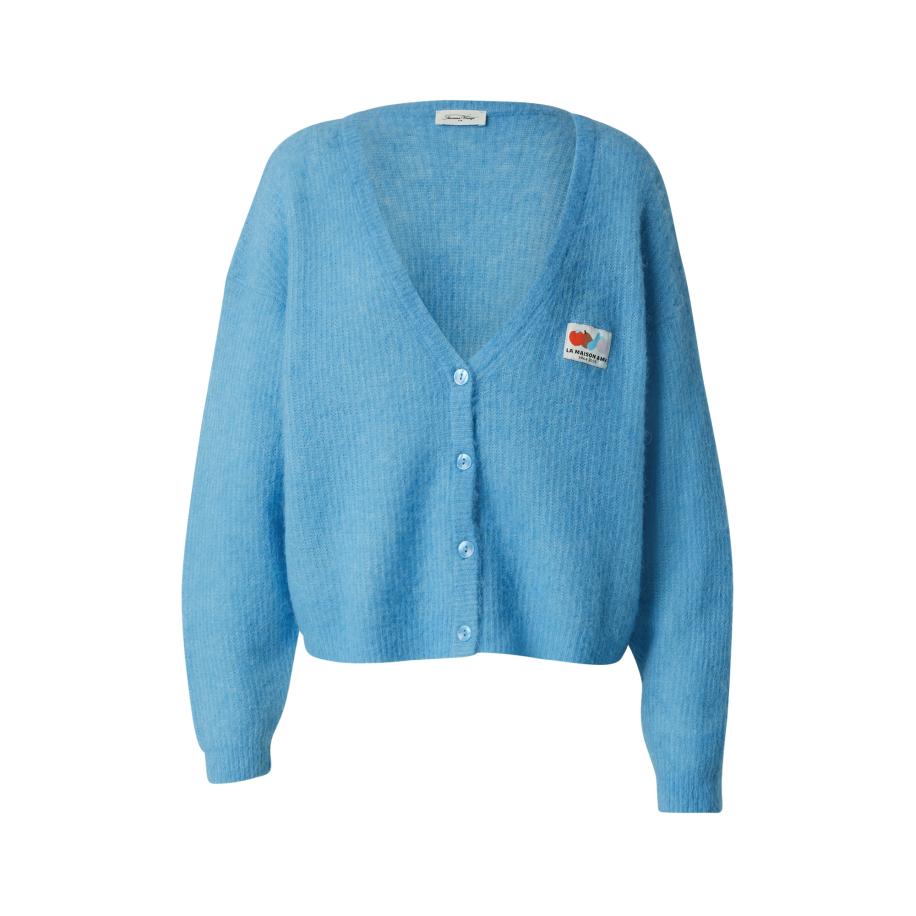 American Vintage AMERICAN VINTAGE Gebreid vest Nenybay lichtblauw -