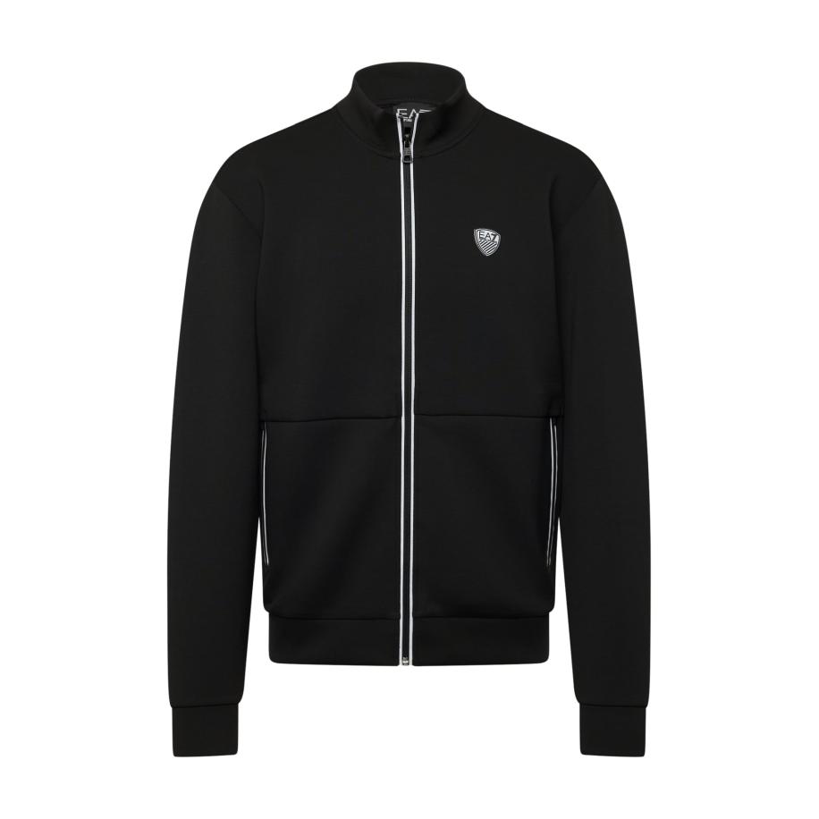 Emporio Armani EA7 Emporio Armani Sweatvest zwart / wit -