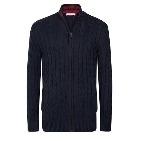 Felix Hardy Felix Hardy Gebreid vest navy