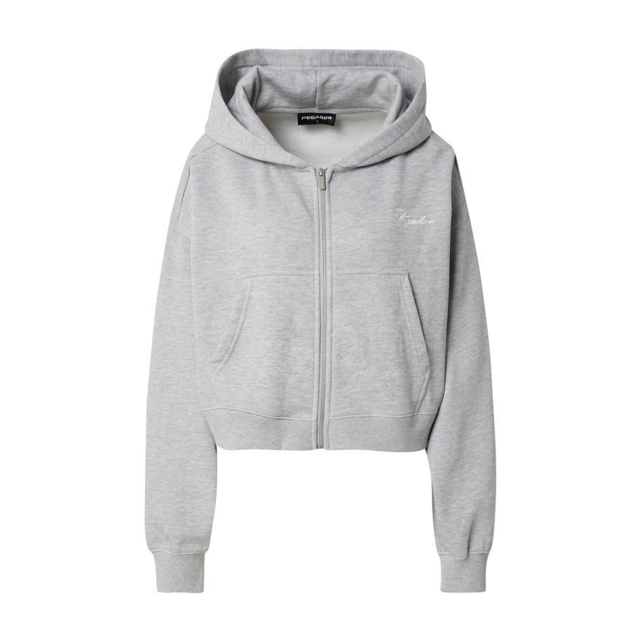 Pegador Pegador Sweatvest DENI grijs gemêleerd -