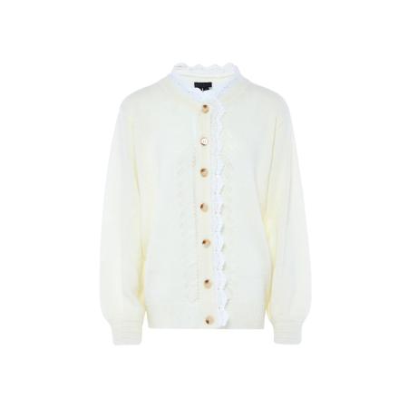 NAEMI NAEMI Gebreid vest wit / wolwit