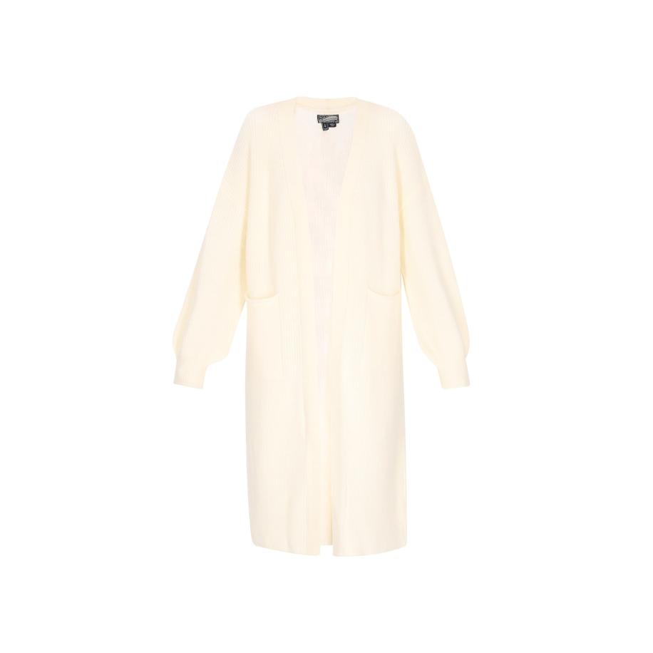 DreiMaster DreiMaster Vintage Gebreid vest wolwit -