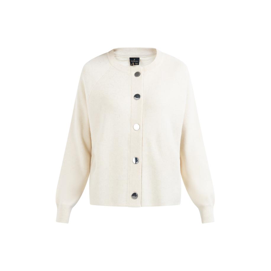 DreiMaster DreiMaster Klassik Gebreid vest Markani beige -