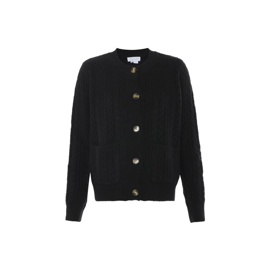 BLONDA BLONDA Gebreid vest zwart -