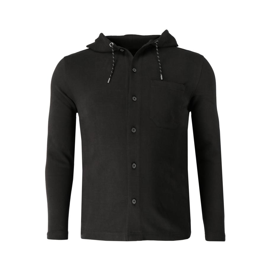 Marvelis Casual Sweatjacket zwart, Effen Zwart