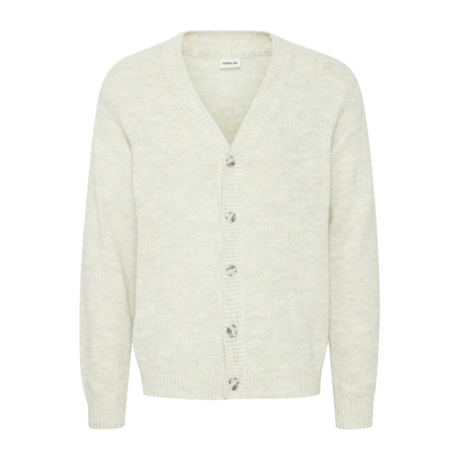 Solid !Solid Gebreid vest Hamed beige -