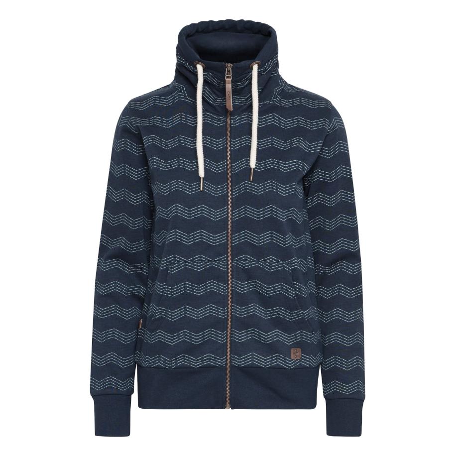 Oxmo Oxmo Gebreid vest OXVANTA nachtblauw -