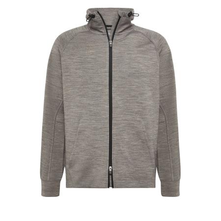 Boggi Milano Sweatvest grijs gemêleerd