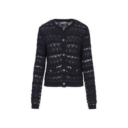 DreiMaster DreiMaster Vintage Gebreid vest Vintage donkerblauw