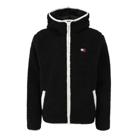 Tommy Jeans Tommy Jeans Fleece jas zwart / wit