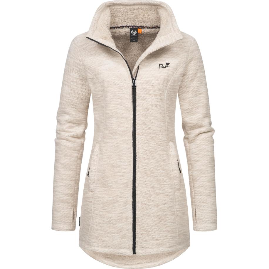 Ragwear Ragwear Gebreid vest Miram beige / zwart -