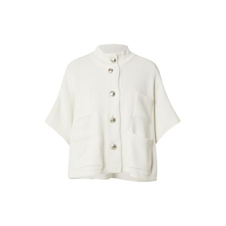 Monari monari Gebreid vest lichtbeige