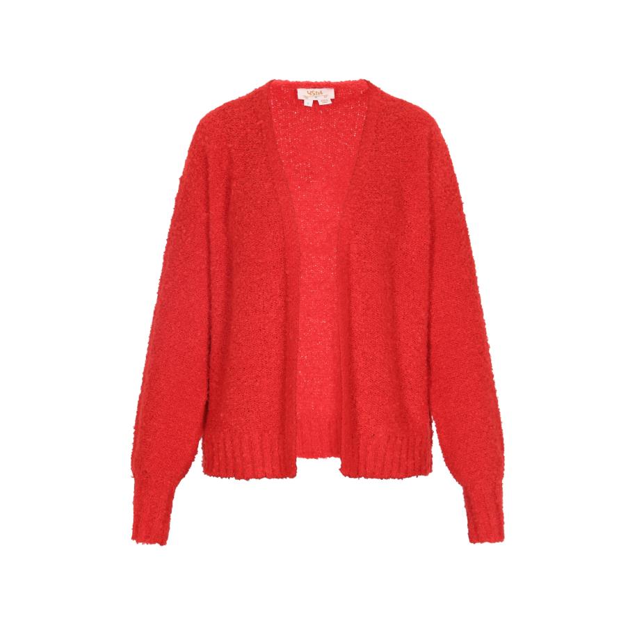 Usha usha FESTIVAL Gebreid vest rood -