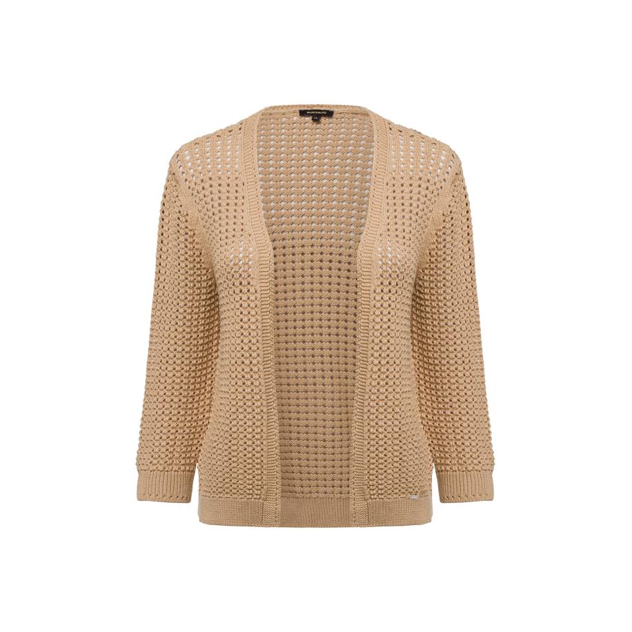 More & More MORE & MORE Gebreid vest beige -