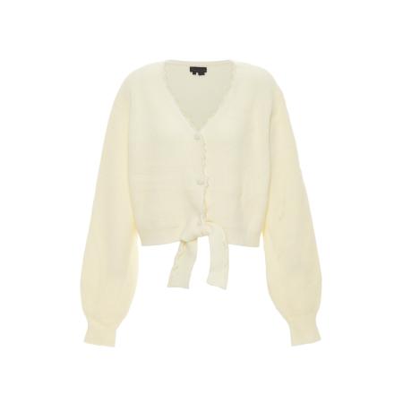 NAEMI NAEMI Gebreid vest wolwit