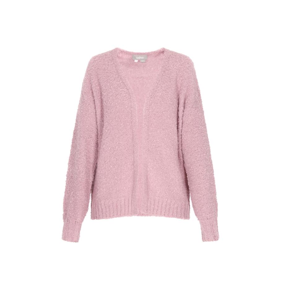 Usha Usha Gebreid vest oudroze -