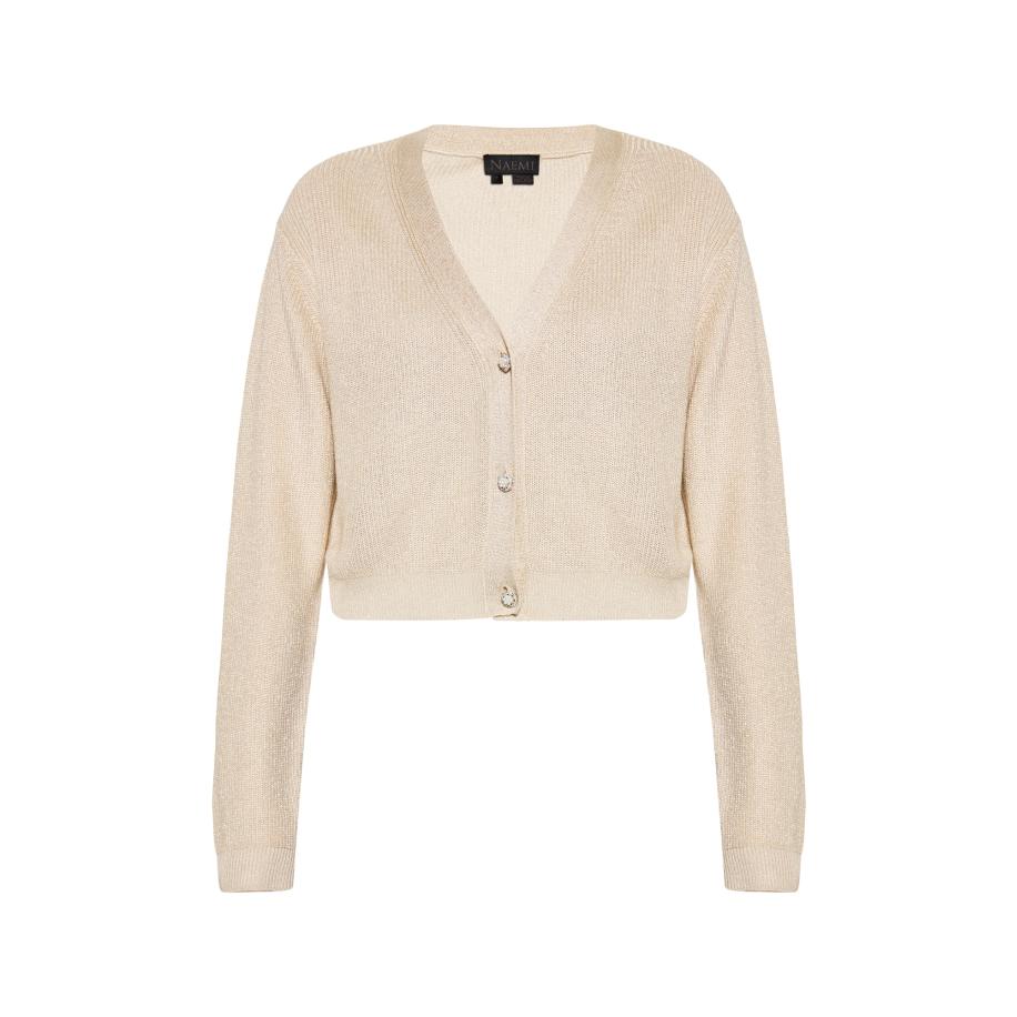 NAEMI NAEMI Gebreid vest beige -