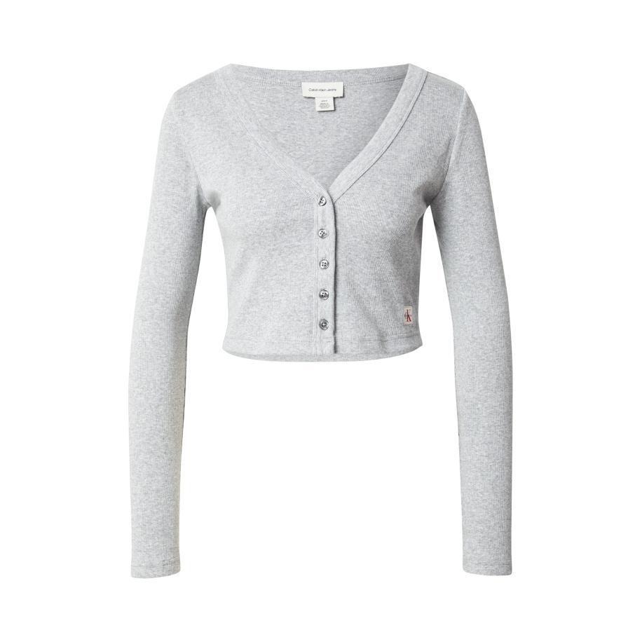 Calvin Klein Calvin Klein Jeans Gebreid vest lichtgrijs -