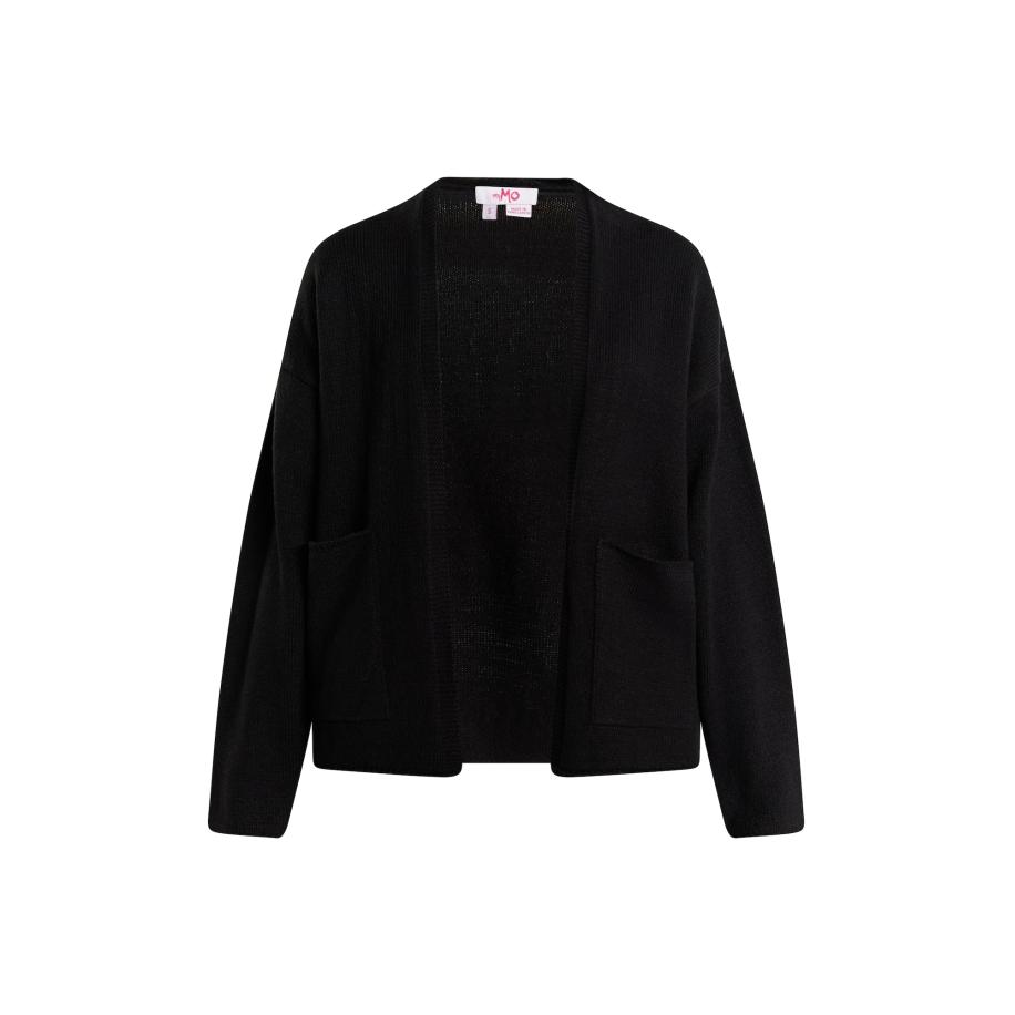 MYMO MYMO Gebreid vest Biany zwart -