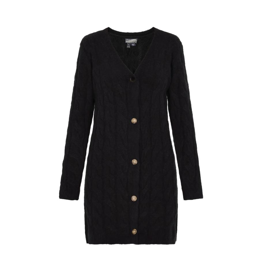 DreiMaster DreiMaster Vintage Gebreid vest zwart -