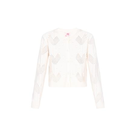 MYMO MYMO Gebreid vest offwhite