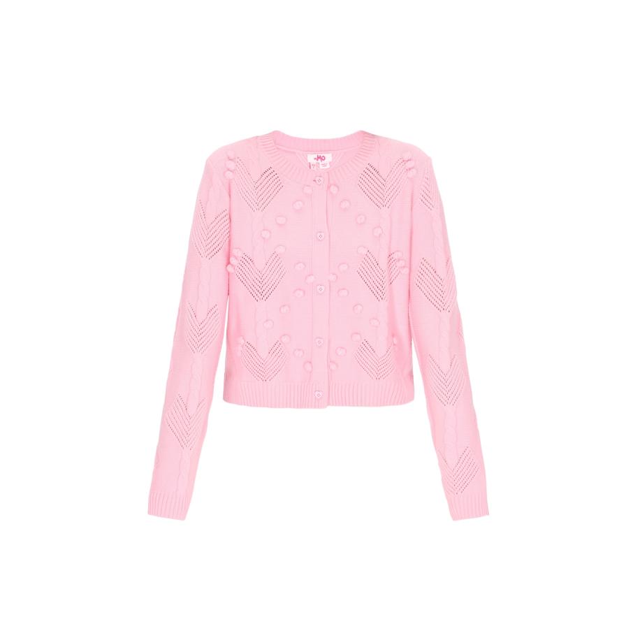 MYMO MYMO Gebreid vest rosé -