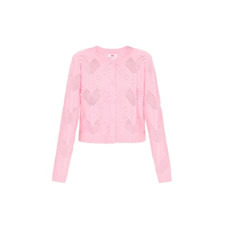 MYMO MYMO Gebreid vest rosé