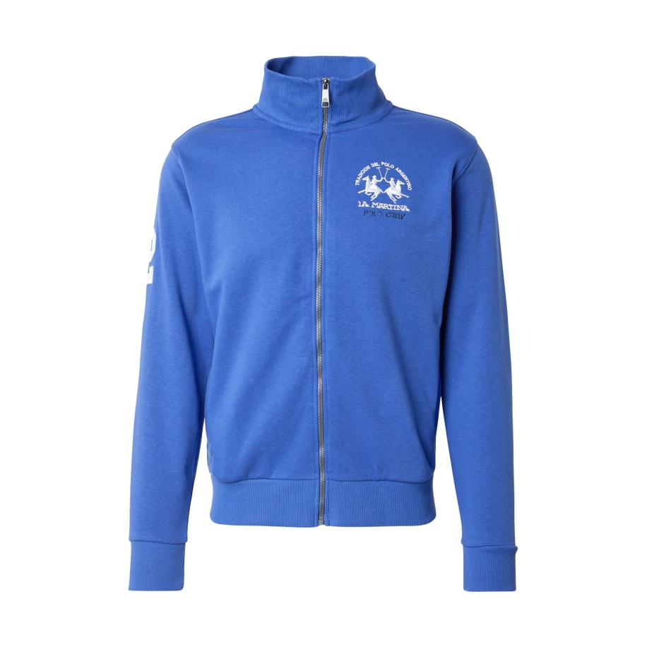 La Martina La Martina Sweatvest blauw / wit -