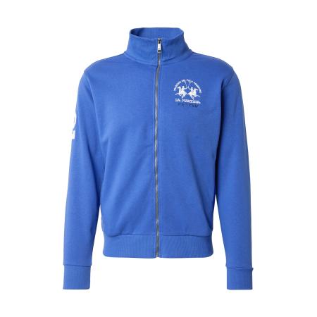 La Martina La Martina Sweatvest blauw / wit