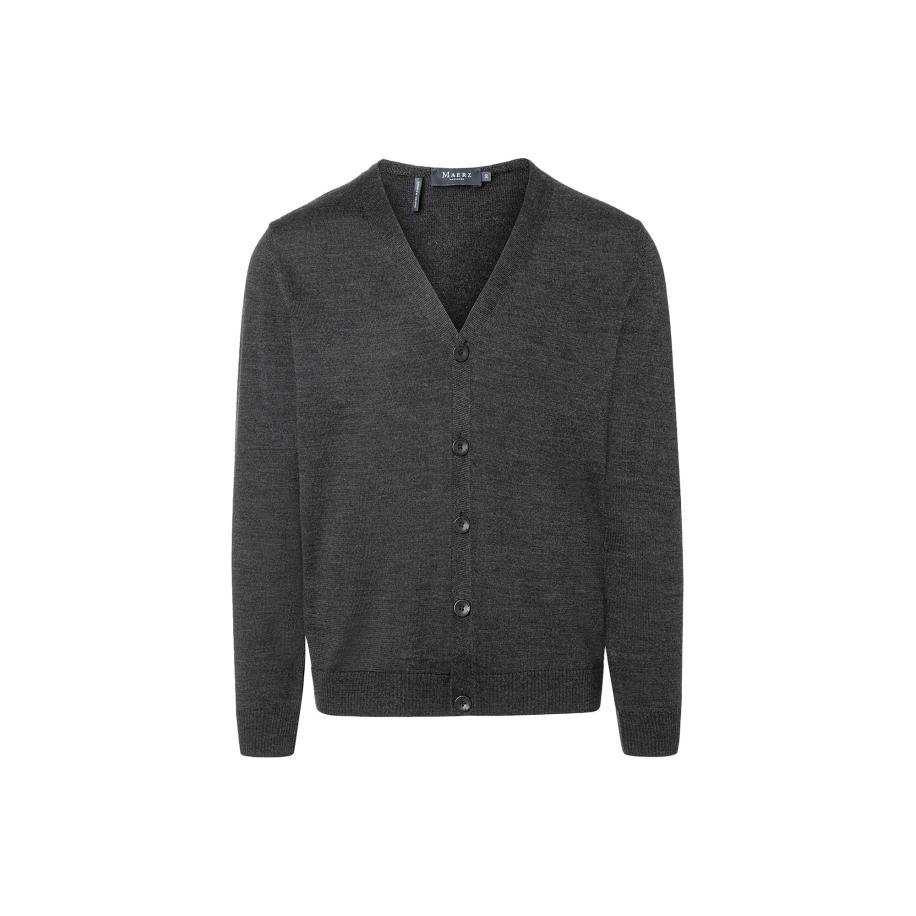 MAERZ MAERZ Muenchen Gebreid vest donkergrijs -