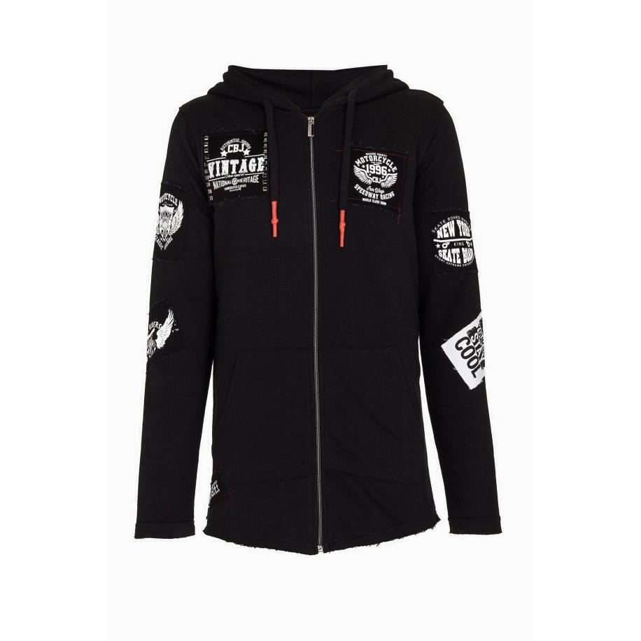 Cipo & Baxx CIPO & BAXX Sweatvest zwart -