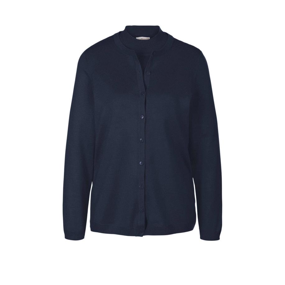 Goldner Goldner Gebreid vest marine -