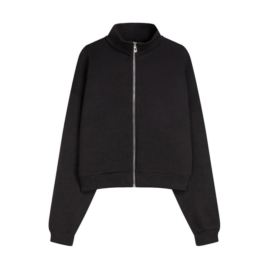 Bershka Bershka Sweatvest zwart -