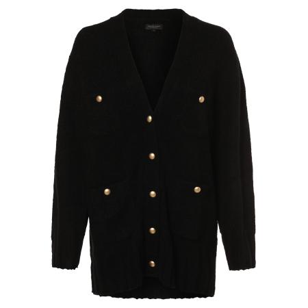 Marie Lund Marie Lund Gebreid vest zwart