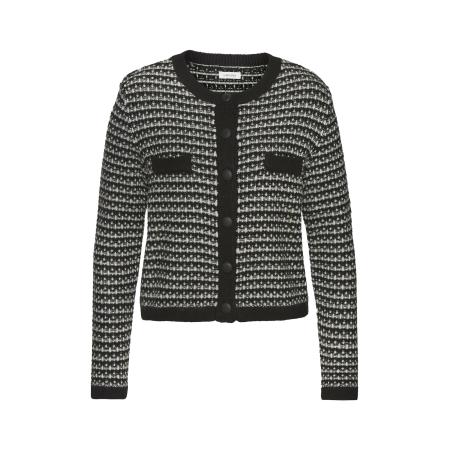 Lascana LASCANA Gebreid vest grijs / zwart