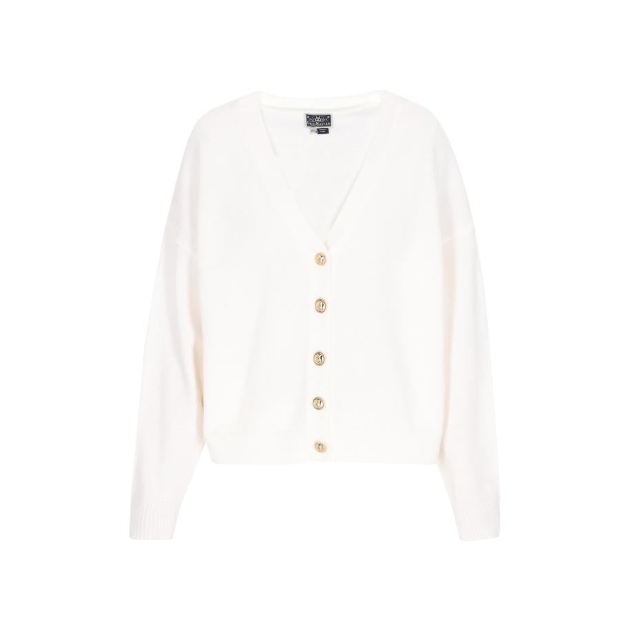 DreiMaster DreiMaster Maritim Gebreid vest offwhite -