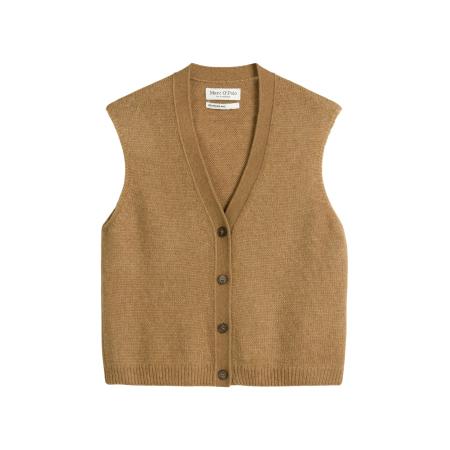 Marc O'Polo Marc OPolo Gebreide bodywarmer karamel