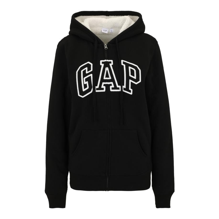 GAP Gap Tall Sweatvest HERITAGE zwart / wit -