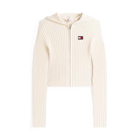 Tommy Jeans Tommy Jeans Gebreid vest navy / cranberry / offwhite