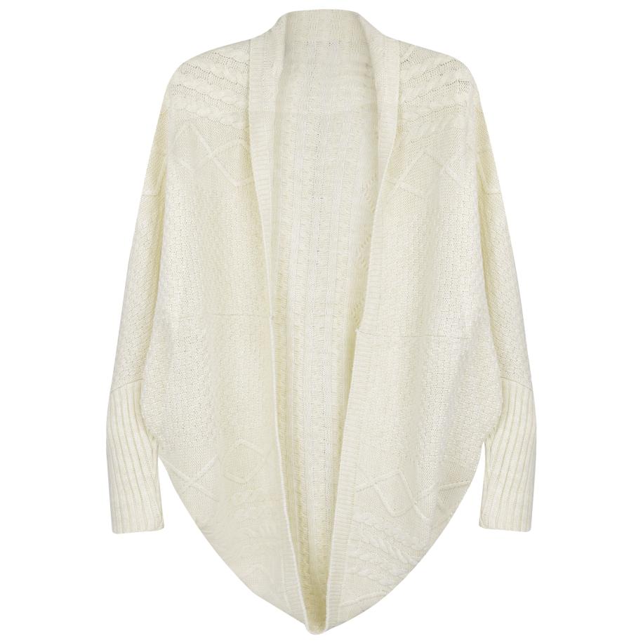 Felix Hardy Felix Hardy Gebreid vest ecru -