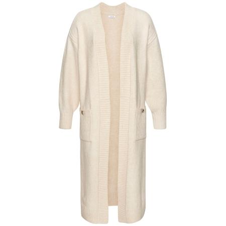 Lascana LASCANA Gebreid vest wolwit