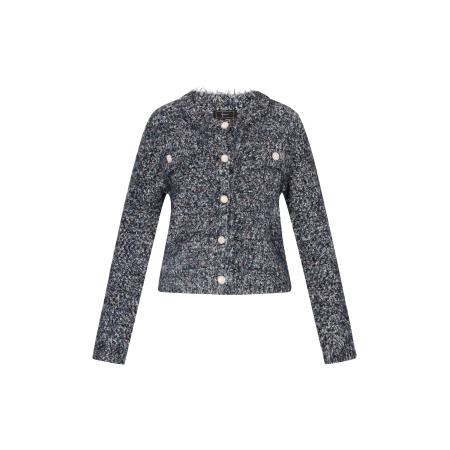 Faina faina Gebreid vest zwart