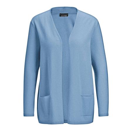 Goldner Goldner Gebreid vest saffier