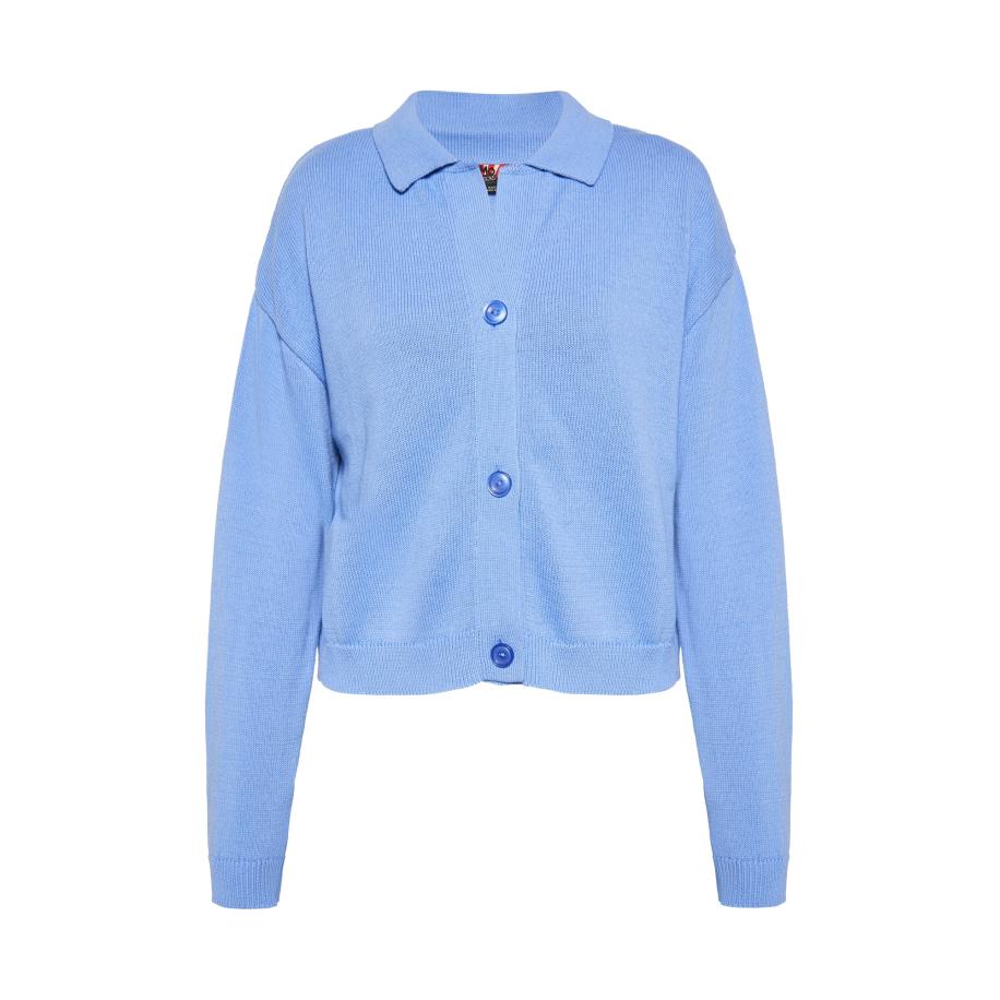 MYMO myMo ROCKS Gebreid vest lichtblauw -