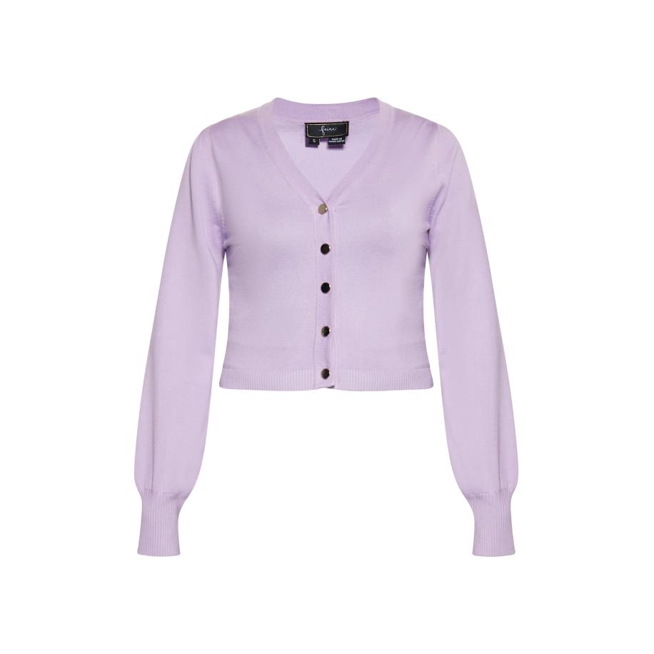 Faina faina Gebreid vest lavendel -