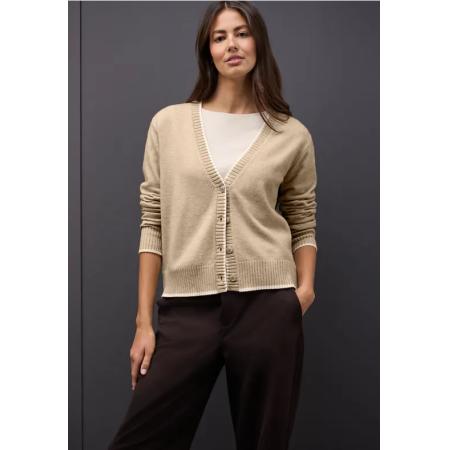 Street One Vest met contrasterende details