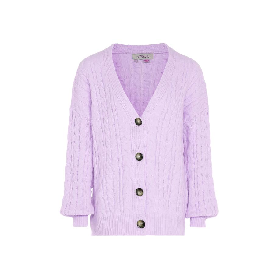 aleva aleva Gebreid vest sering -