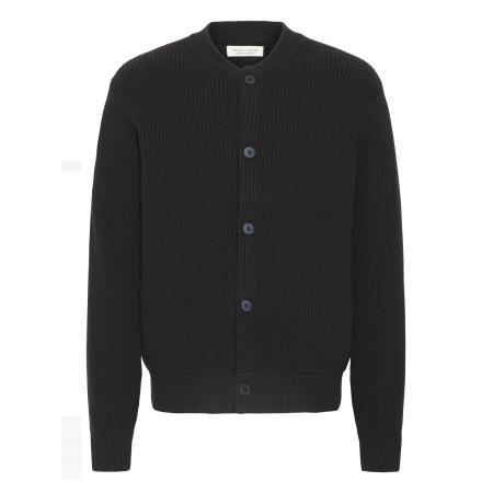 Casual Friday Casual Friday Gebreid vest CFRodhe zwart