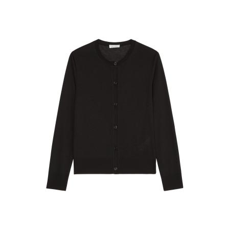 Marc O'Polo Marc OPolo Gebreid vest zwart