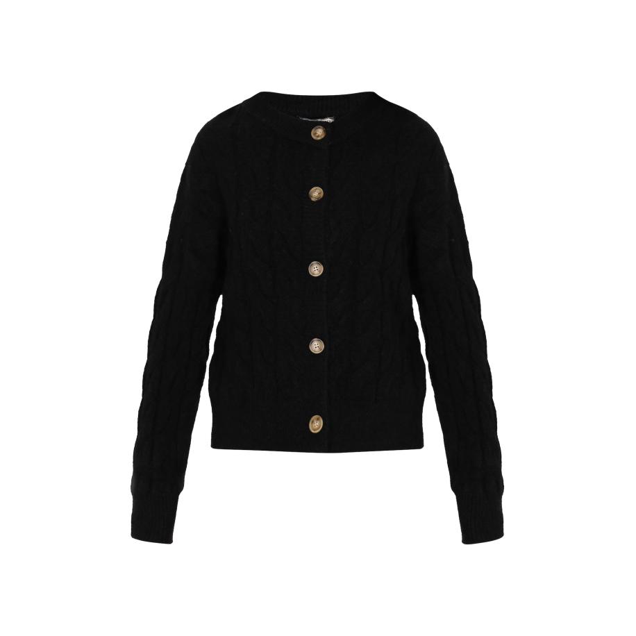 DreiMaster DreiMaster Vintage Gebreid vest zwart -